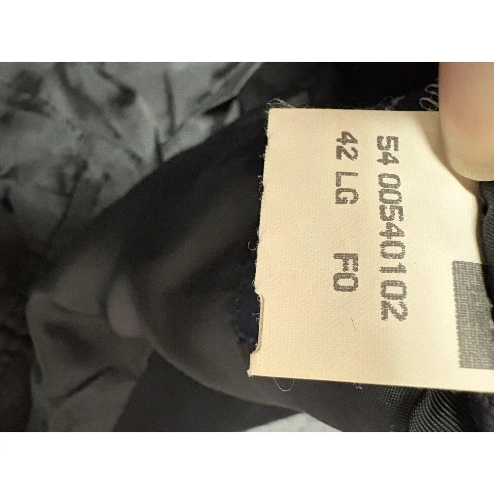 Brooks Brothers Suit Jacket Mens 42 Black Pure Cashmere 2 Btn USA Notch